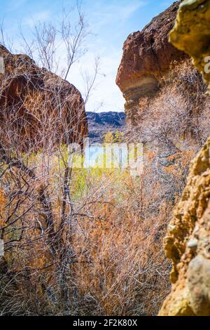Hiking trail, Lake Havasu, Arizo…